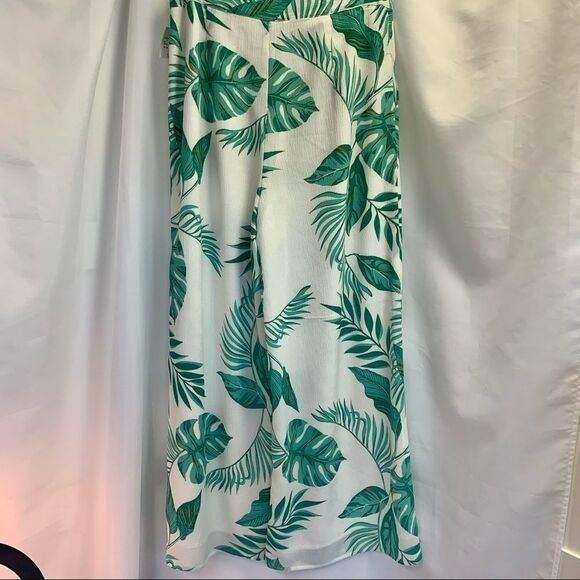 J.O.A. New with tag Printed Ivory green Wide - Picture 4 of 16